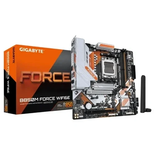 Gigabyte B850M FORCE WIFI6E matična ploča AM5 DDR5 Micro ATX HDMI DP M.2