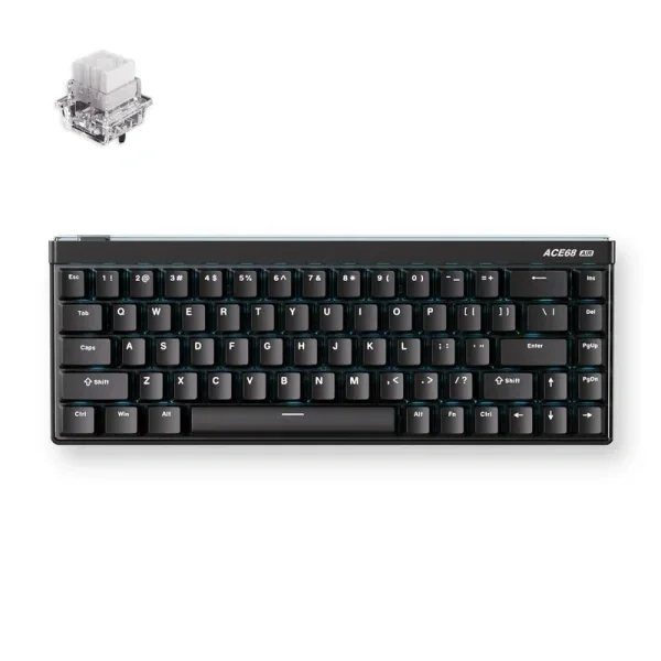 MCHOSE Ace 68 Air Ultra gejmerska magnetna tastatura Aurora Black 8K