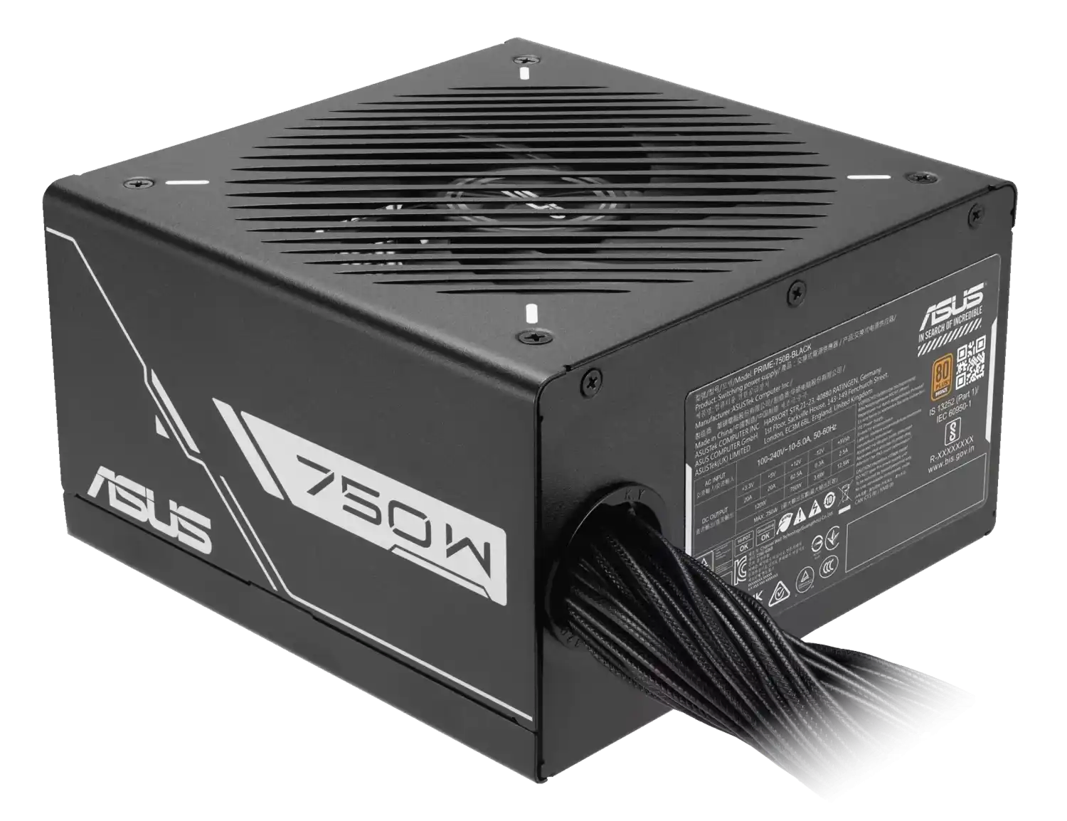 ASUS PRIME 750B napajanje 750W ATX 80 Plus Bronze