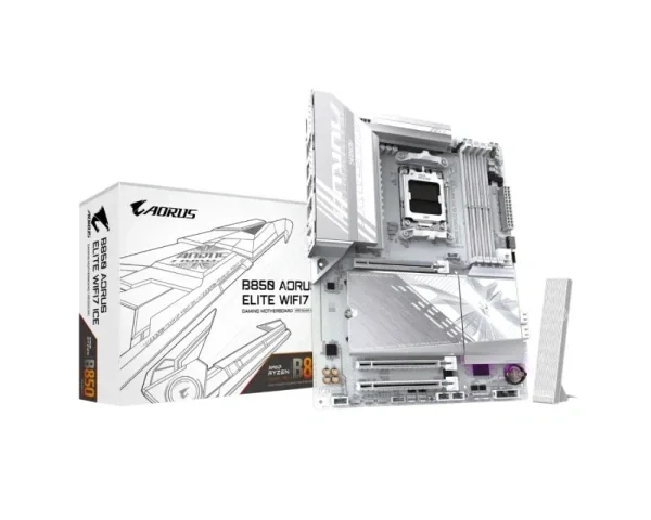 Gigabyte B850 Aorus Elite WIFI7 Ice matična ploča AM5 DDR5 ATX Wi-Fi 7