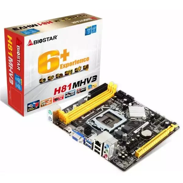 Biostar H81MHV3 matična ploča LGA 1150 DDR3 Micro ATX HDMI/VGA