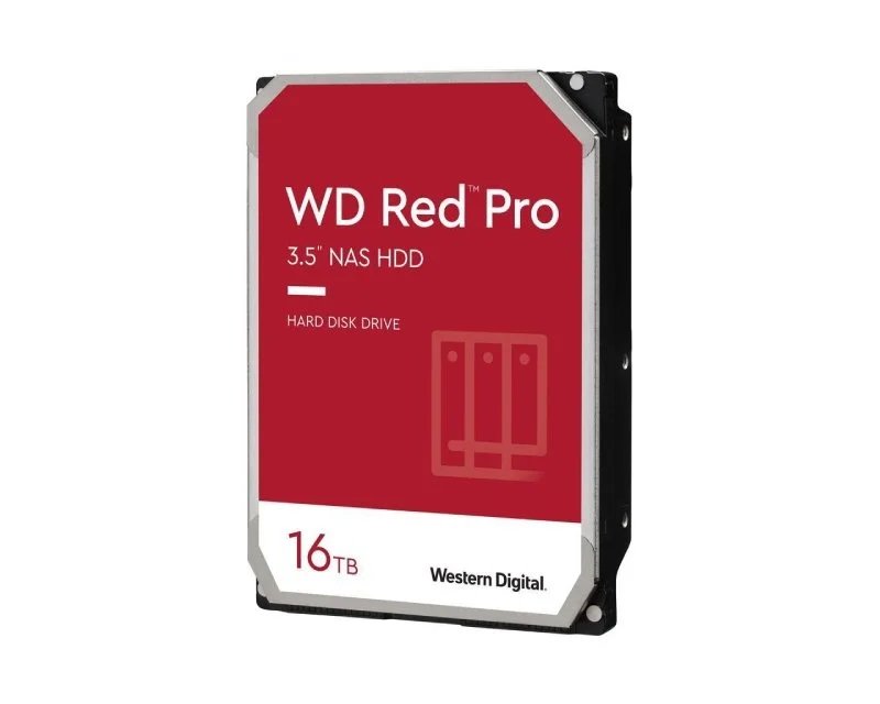 WD Red Pro 16TB NAS hard disk 3.5" SATA III 7200rpm 512MB WD161KFGX