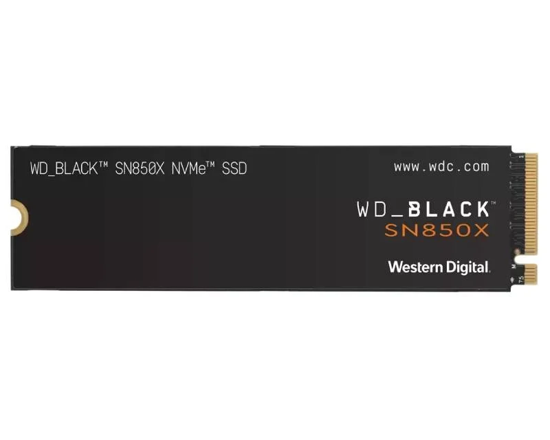 WD Black SN850X 1TB M.2 NVMe SSD PCIe Gen4 7300MB/s WDS100T2X0E
