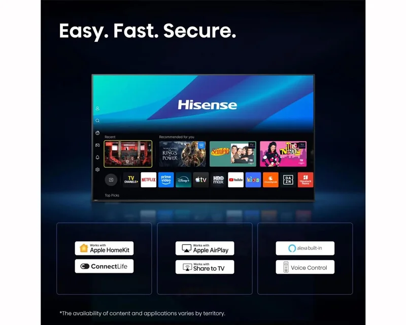 Hisense 65UR8S RGB Mini-LED televizor 65 inča 4K 180Hz Smart TV
