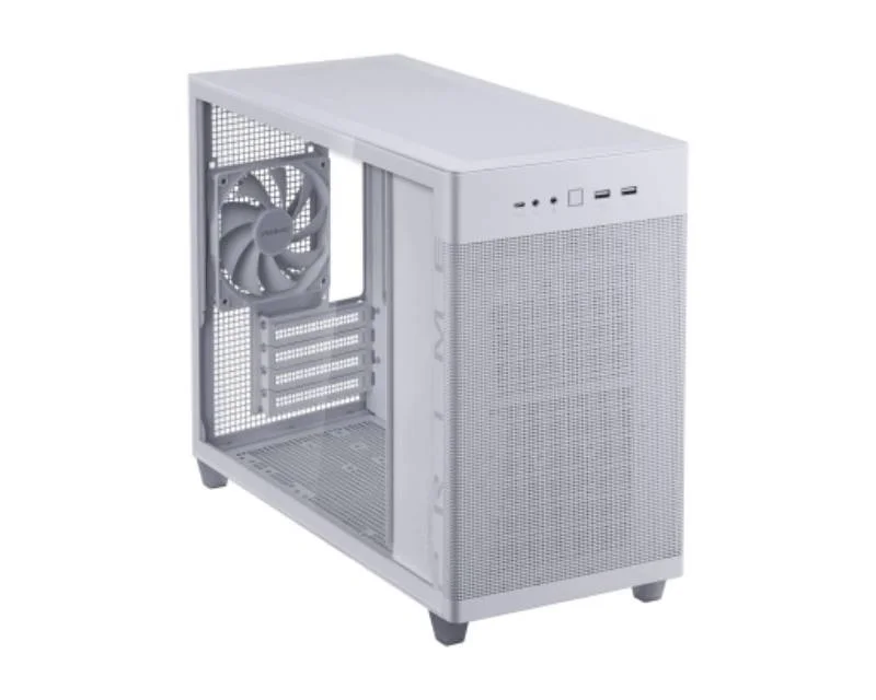ASUS Prime AP201 TG Mini Tower kućište belo microATX kaljeno staklo