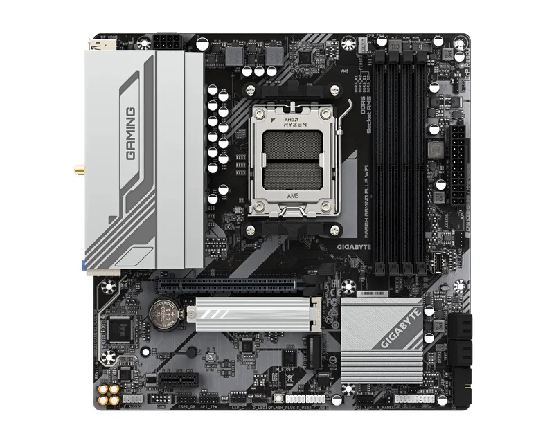 Gigabyte B650M GAMING PLUS WIFI rev. 1.x matična ploča AM5 DDR5 mATX Wi-Fi 6E