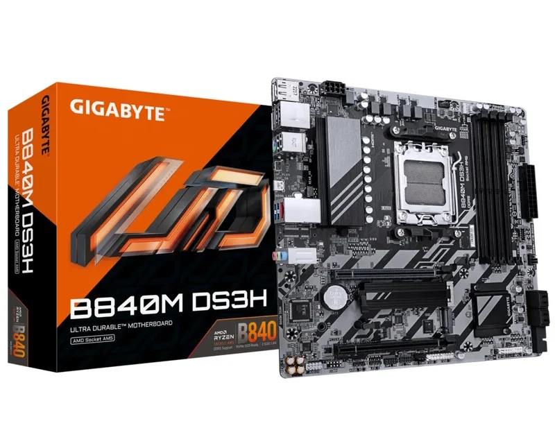 Gigabyte B840M DS3H rev. 1.0 matična ploča AM5 DDR5 mATX