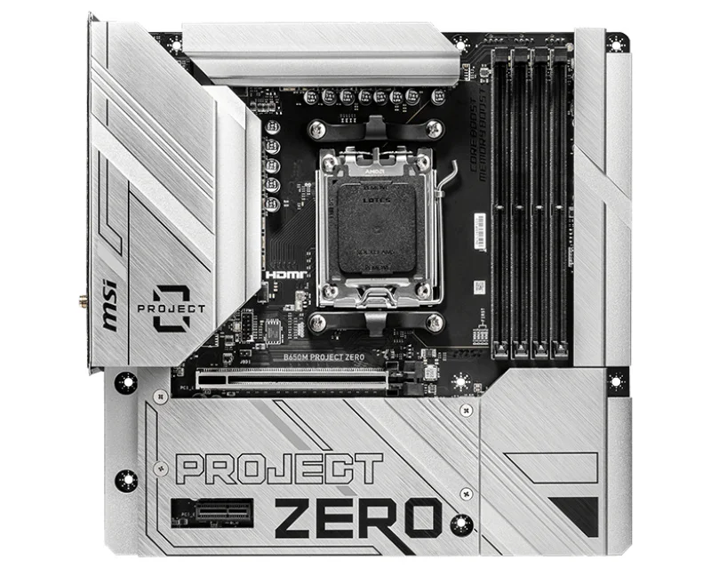 MSI B650M PROJECT ZERO matična ploča AM5 DDR5 mATX Wi-Fi 6E