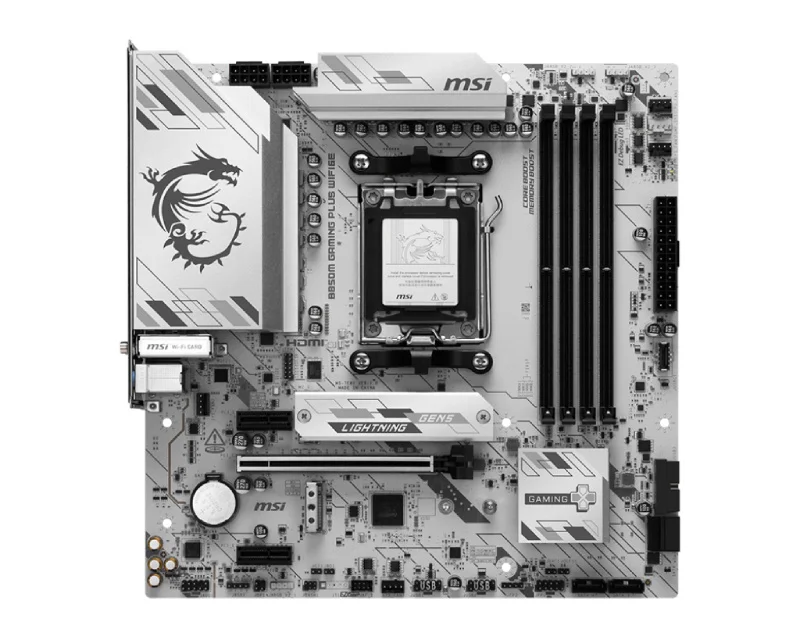 MSI B850M GAMING PLUS WIFI6E matična ploča AM5, DDR5, Wi-Fi 6E, microATX