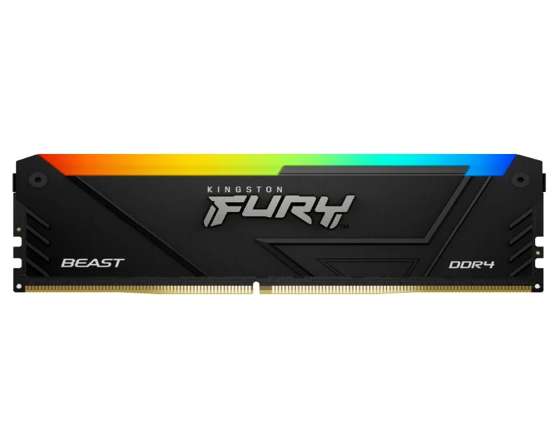Kingston Fury Beast RGB DDR4 16GB 3200MT/s CL16 memorija KF432C16BB2A/16