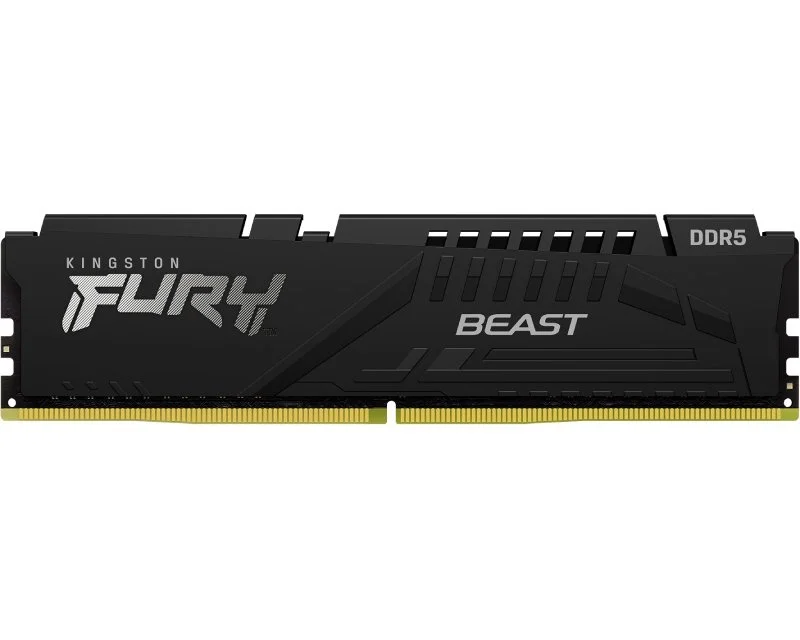 Kingston FURY Beast Black DDR5 RAM 16GB 6400MT/s EXPO KF564C32BBE-16