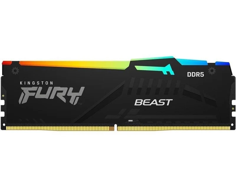 Kingston FURY Beast Black RGB DDR5 16GB 6800MT/s EXPO KF568C34BBEA-16