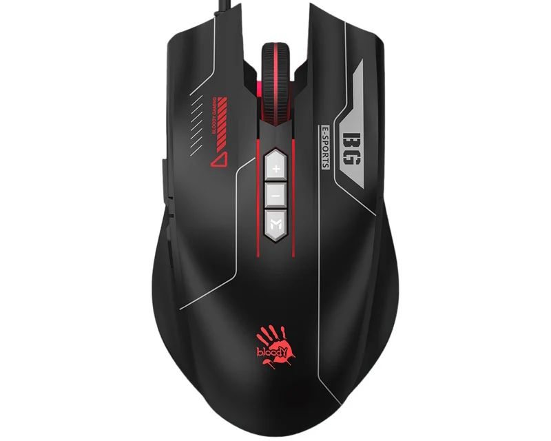 A4Tech Bloody ES7 gejmerski miš RGB 6000 DPI USB crni