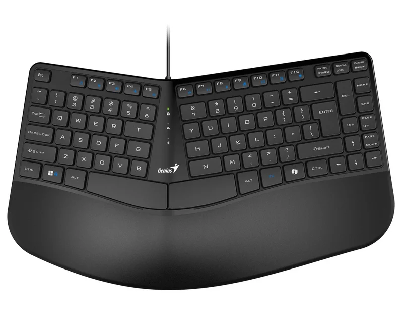 Genius Ergo KB-700 ergonomska žična tastatura USB US raspored crna