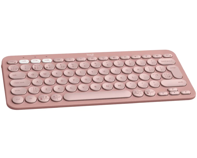 Logitech Pebble Keys 2 K380s bežična Bluetooth tastatura US roze