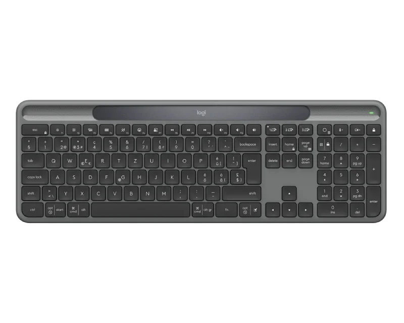Logitech Signature Slim Solar+ K980 solarna bežična tastatura US grafitna