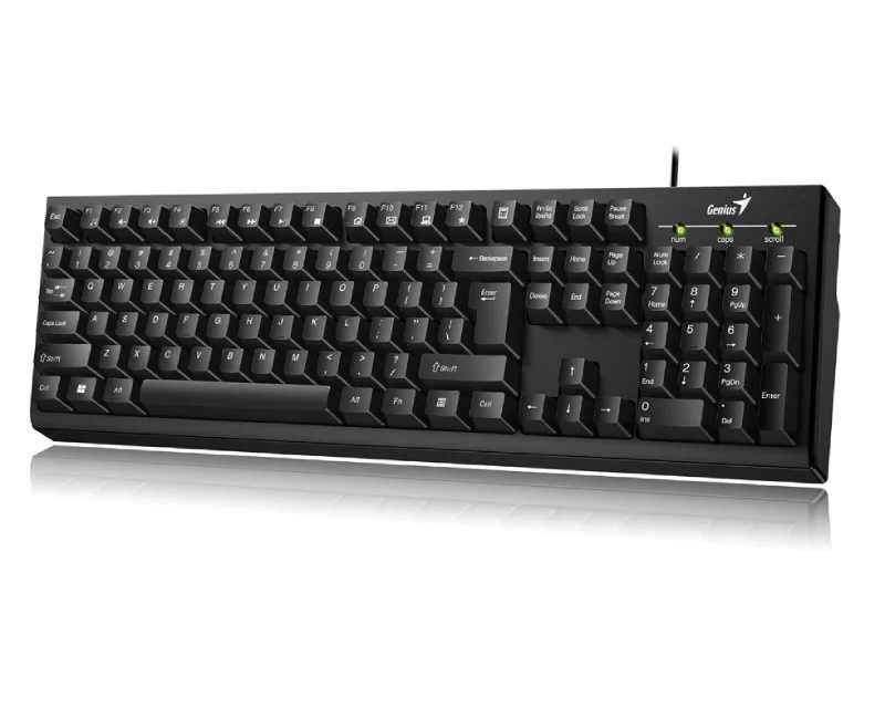 Genius KB-100 žična USB tastatura sa numeričkim blokom US crna 31300005400