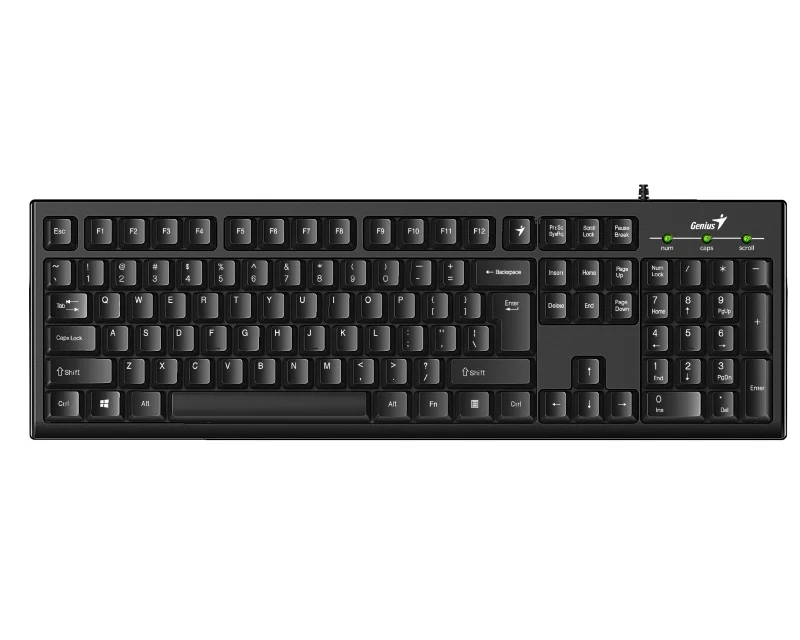 Genius KB-100 žična USB tastatura YU raspored crna
