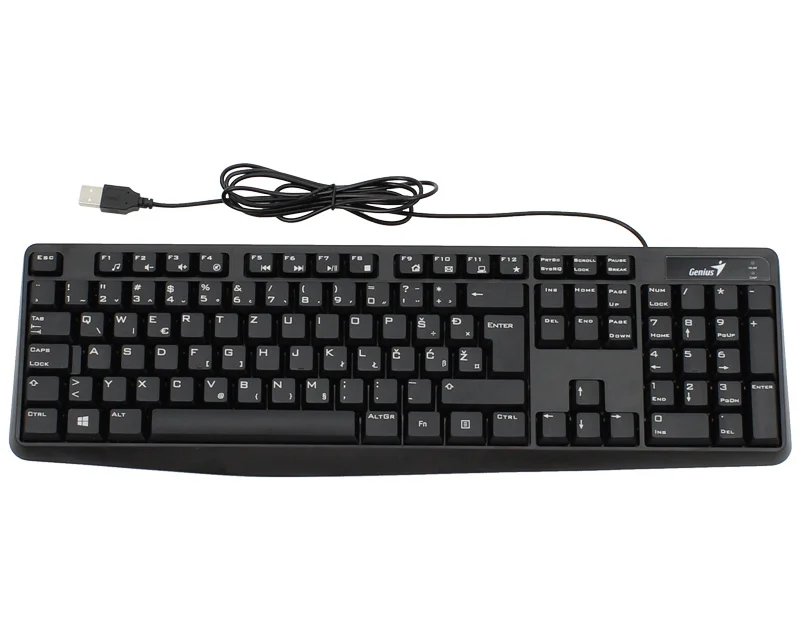 Genius KB-117 žična USB tastatura YU raspored crna