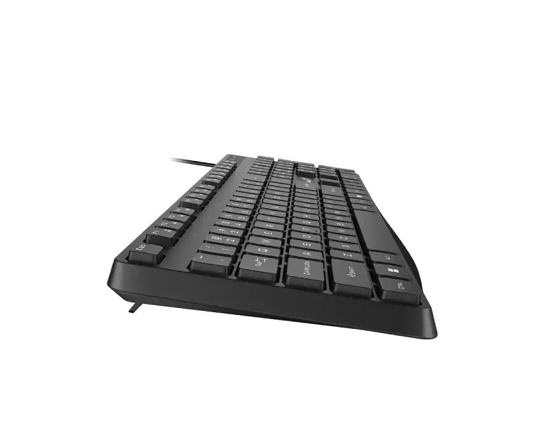 Genius KB-117S tiha žična USB tastatura sa Copilot tasterom YU crna