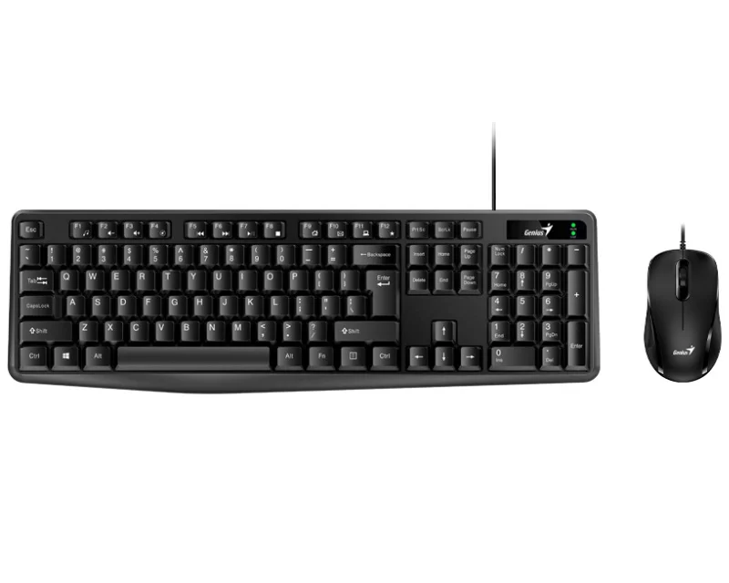 Genius KM-170 žični komplet tastatura i miš USB YU raspored multimedijalni