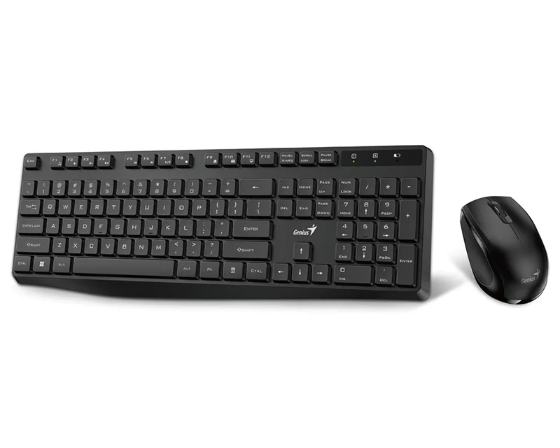 Genius bežični komplet tastatura i miš US raspored crni KM-8206S