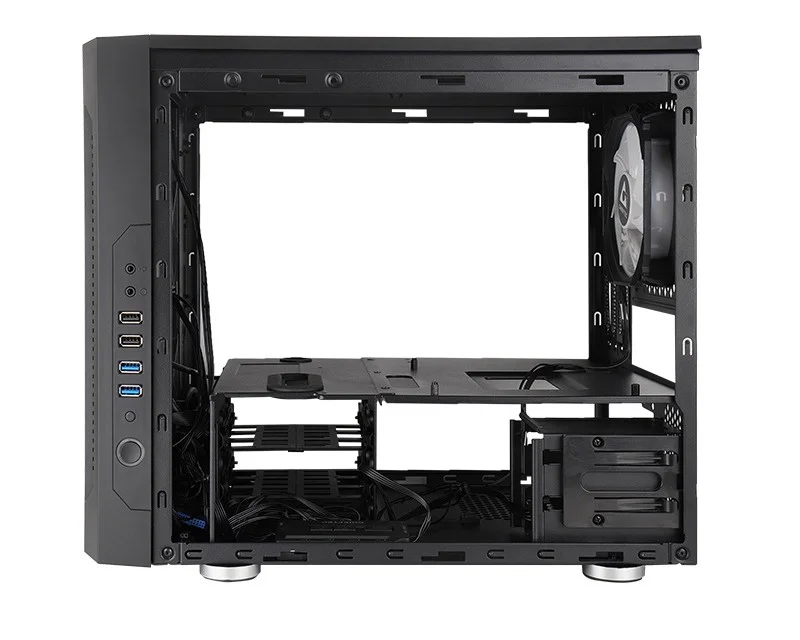Chieftec kućište microATX kaljeno staklo 3x ARGB ventilator GM-02B-OP