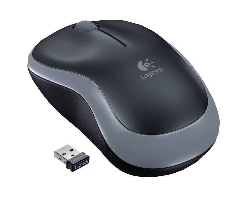 Logitech M185 bežični miš 1000 DPI sivi