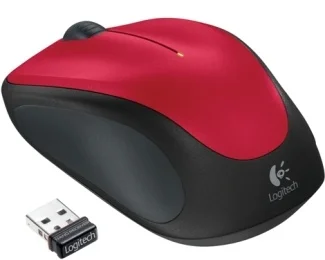 Logitech M235 bežični miš 1000 DPI crveni