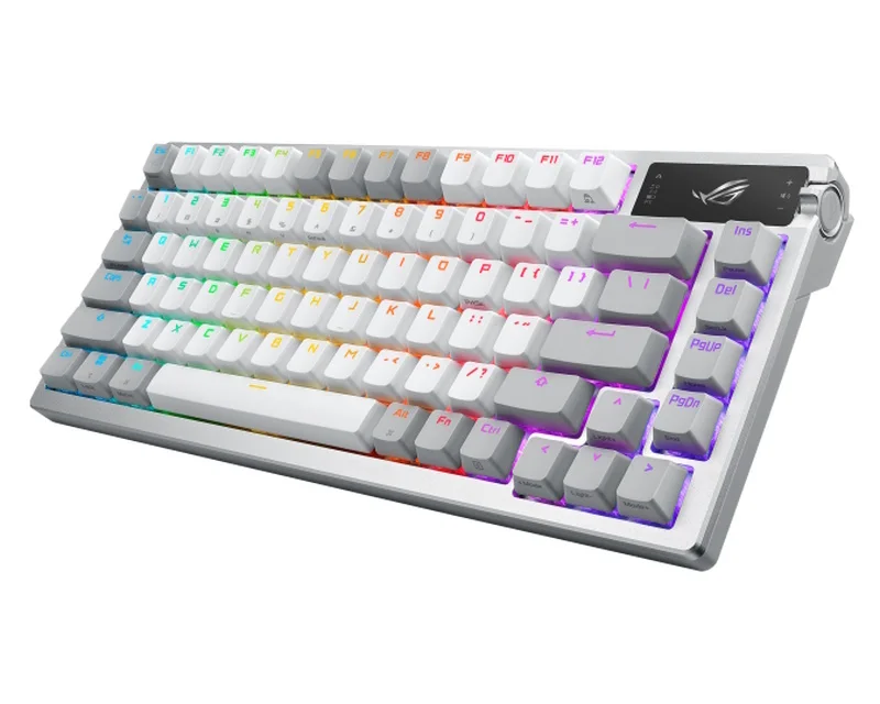 ASUS ROG Azoth M701 mehanička gejmerska tastatura bežična US bela 90MP031A-BKUA11