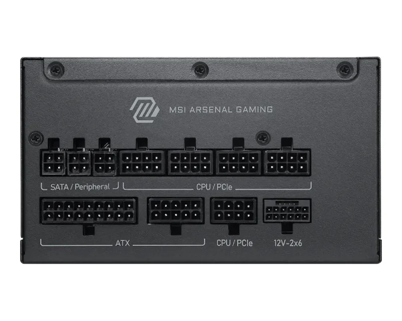 MSI MAG A1000PLS PCIE5 napajanje 1000W 80 Plus Platinum ATX 3.1 modularno 306-7ZPNY11-CE0