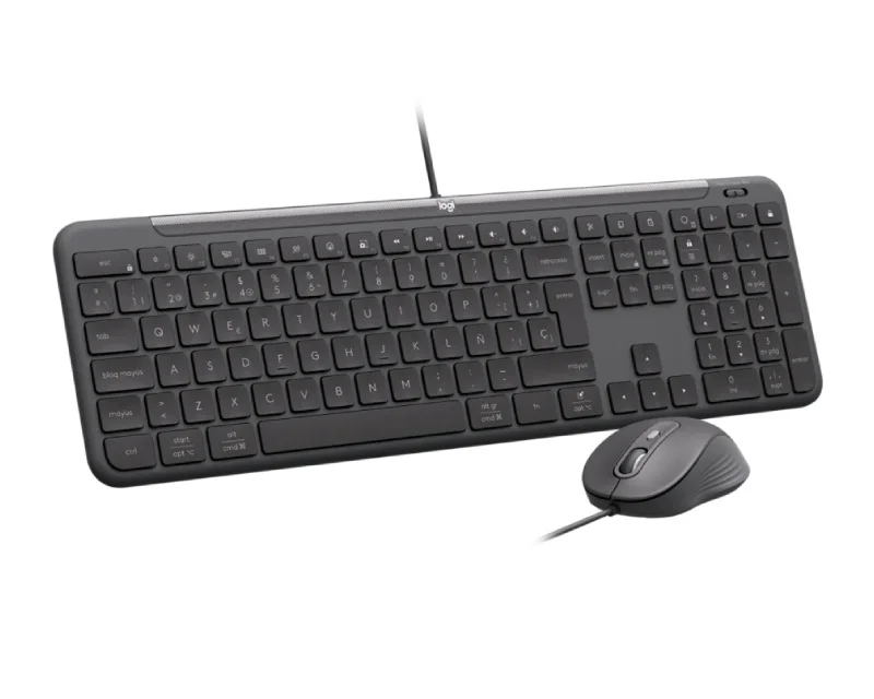 Logitech MK620 Signature Slim žični komplet tastatura i miš USB-C US grafit 920-013349