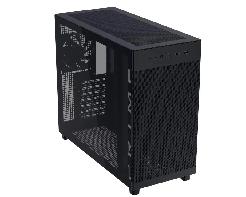 ASUS Prime AP303 TG ATX Mid Tower kućište kaljeno staklo crno 90DC00V0-B39010