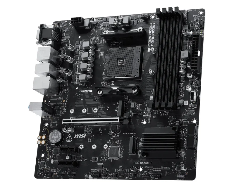 MSI PRO B550M-P matična ploča AM4 DDR4 microATX PCIe 4.0