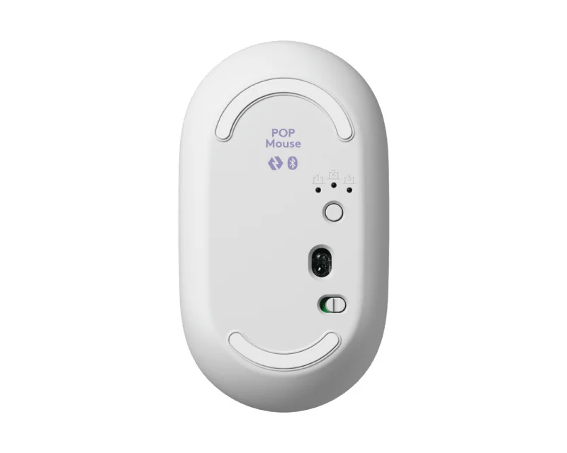 Logitech Pop Mouse with Emoji bežični Bluetooth miš ljubičasti (Lilac) 4000 DPI