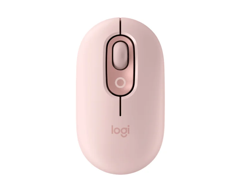 Logitech Pop Mouse with Emoji bežični Bluetooth miš roze (Rose) 4000 DPI