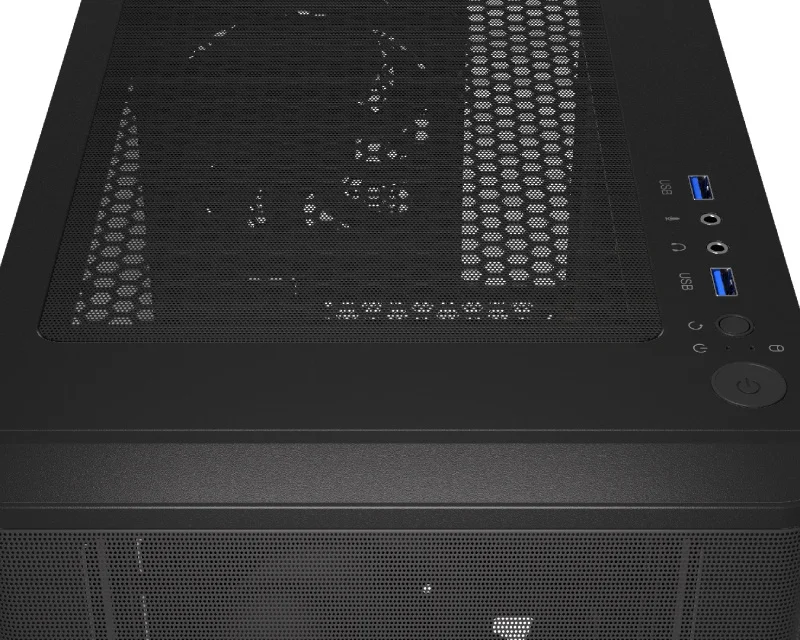 Endorfy Ventum 200 Air Mid Tower kućište crno 4x Stratus 120 PWM kaljeno staklo EY2A002