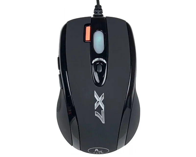 A4Tech žični gejmerski miš 2000 DPI 1000 Hz crni X-710BK