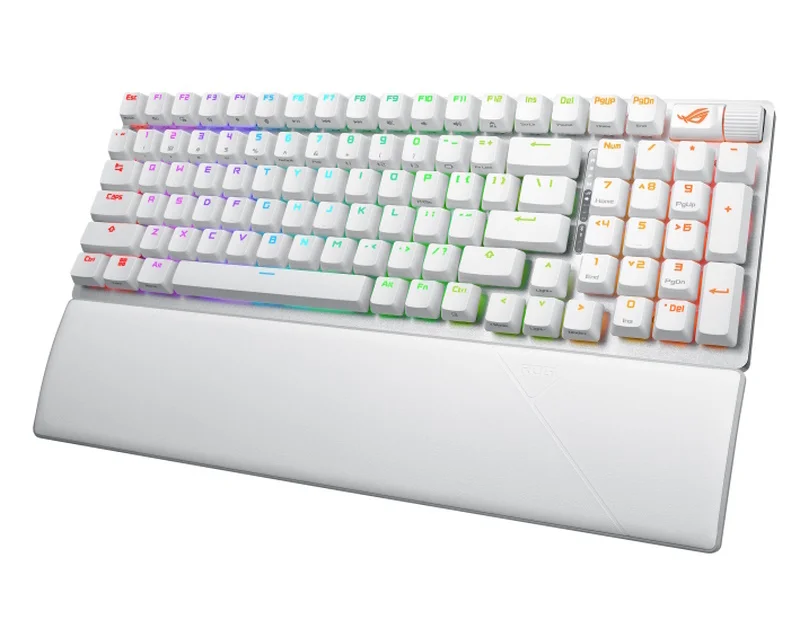 ASUS ROG Strix Scope II 96 Wireless bežična mehanička gejmerska tastatura bela X901
